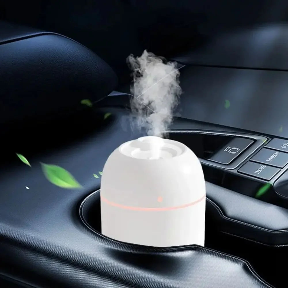 220ML USB Cool Mist Humidifier LED Color Changing Light Quiet Small Air Diffuser