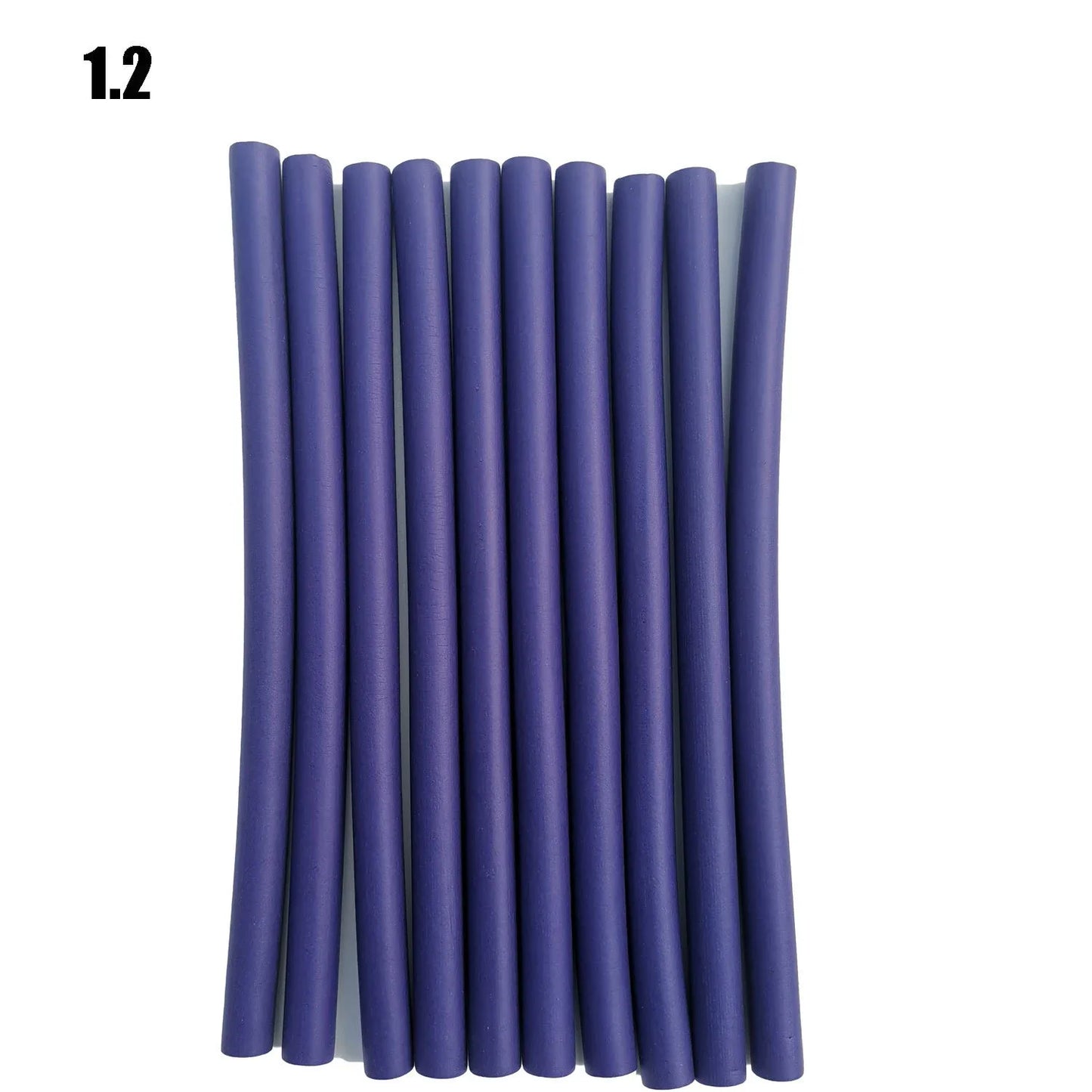 10pcs Flexible Hair Curling Rods Soft Foam Bendy Twist Flexi Rollers No Heat Styling