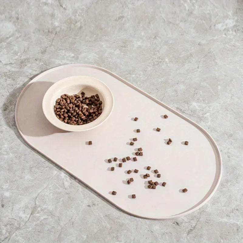 Waterproof Non-Slip Pet Feeding Mat – Food Bowl Placemat for Dogs & Cats
