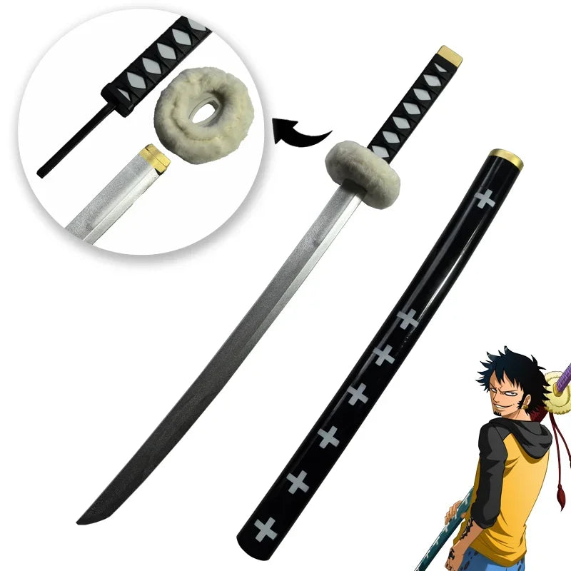 Roronoa Zoro & Trafalgar Law 72cm Cosplay Katana | PU Samurai Prop Toy Sword
