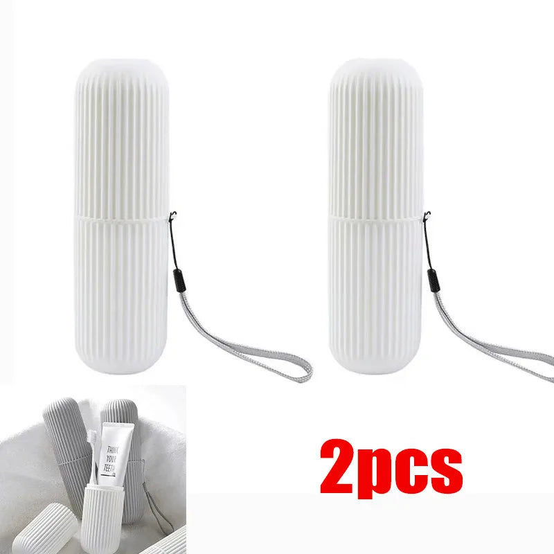 Portable Toothbrush & Toothpaste Travel Case