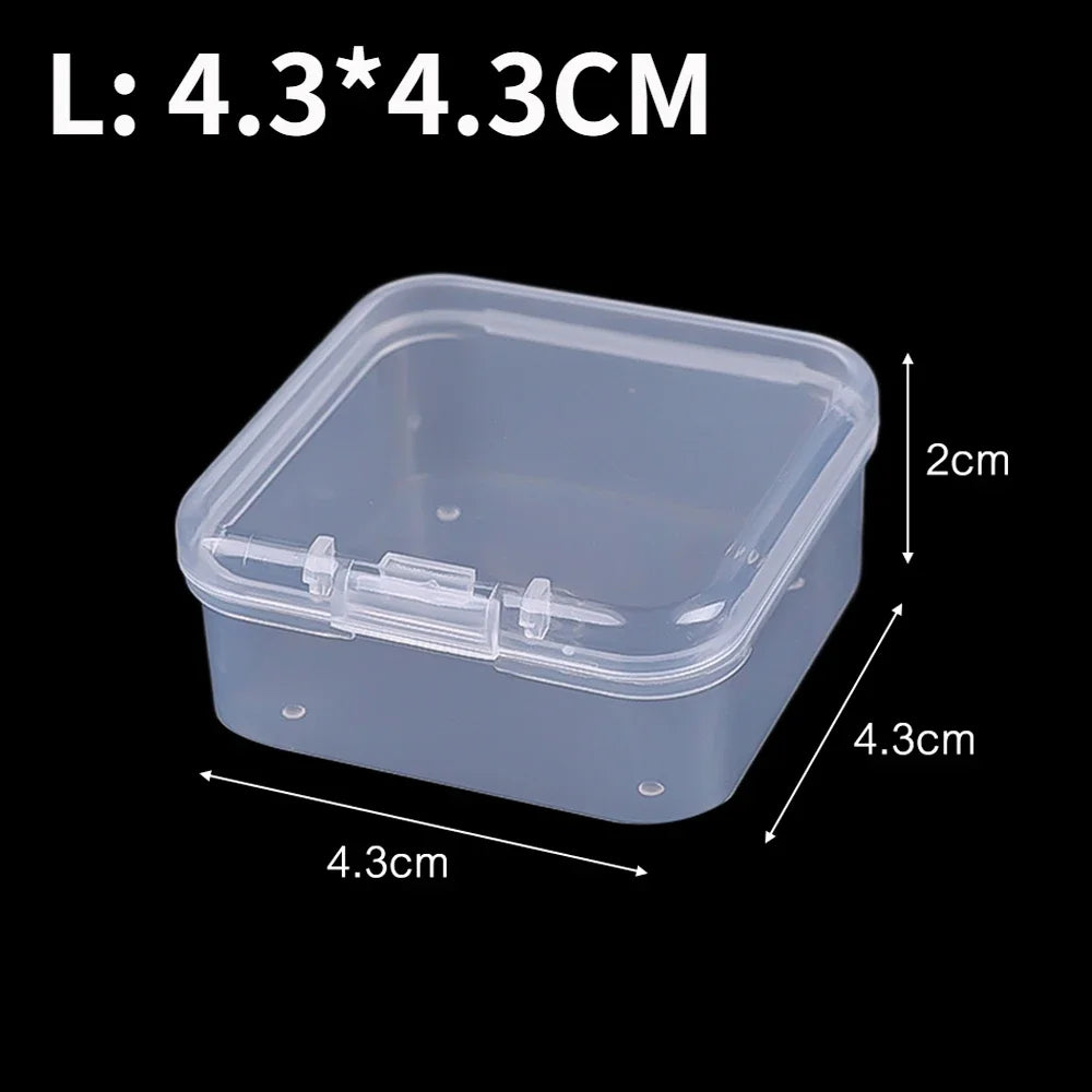 Mini Transparent Jewelry Storage Box Set