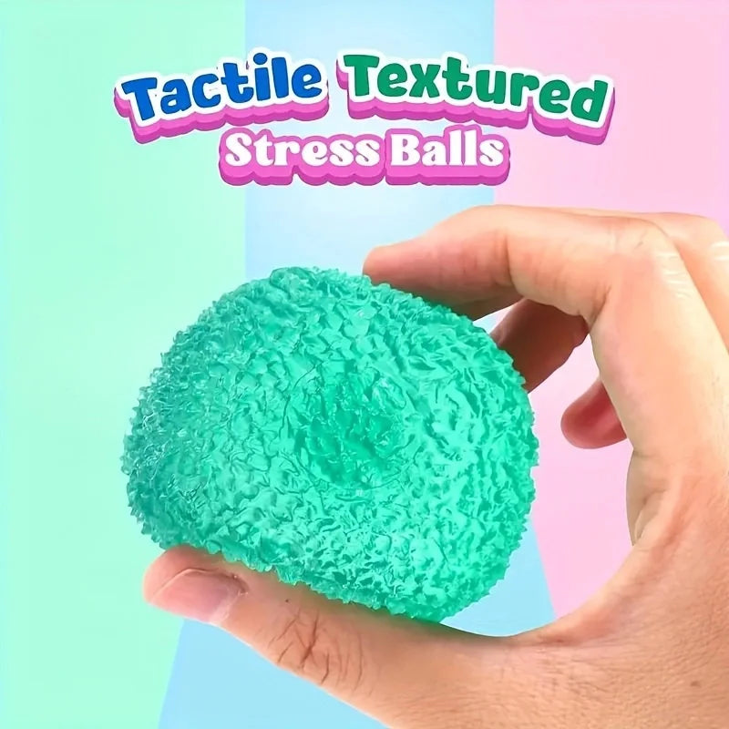 Multicolor Squishy Ice Ball Toy – Soft Sensory Stress Relief