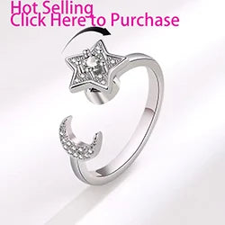 925 Sterling Silver Rotatable Sunflower Ring