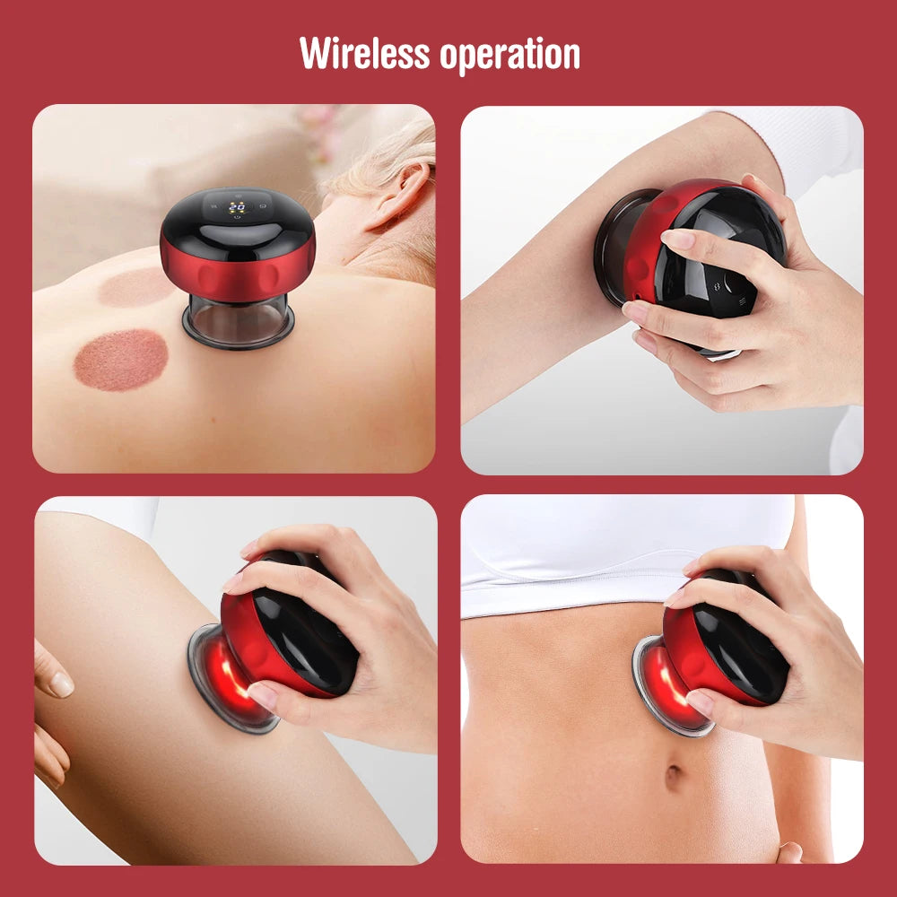 Smart 3-in-1 Vacuum Cupping & Gua Sha Set | 12-Level Heat & Suction Recovery System
