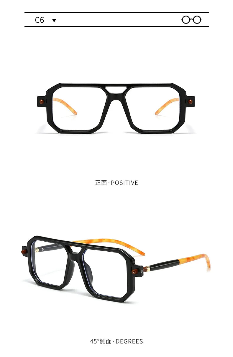 Polygon Sunglasses Rectangle Fashion Popular Women Men Shades Square Sun Glasses for Female Male Summer Traveling Glasses