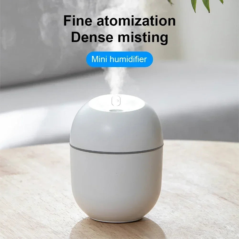 Portable USB Mini Humidifier with LED Light
