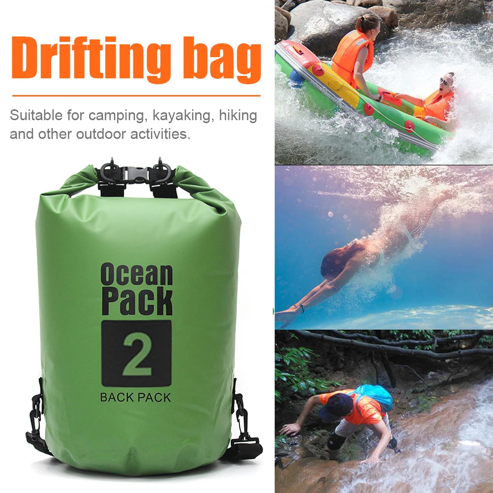Lightweight Waterproof Floating Dry Bag 2L 5L | PVC Mesh Bag for Kayaking
