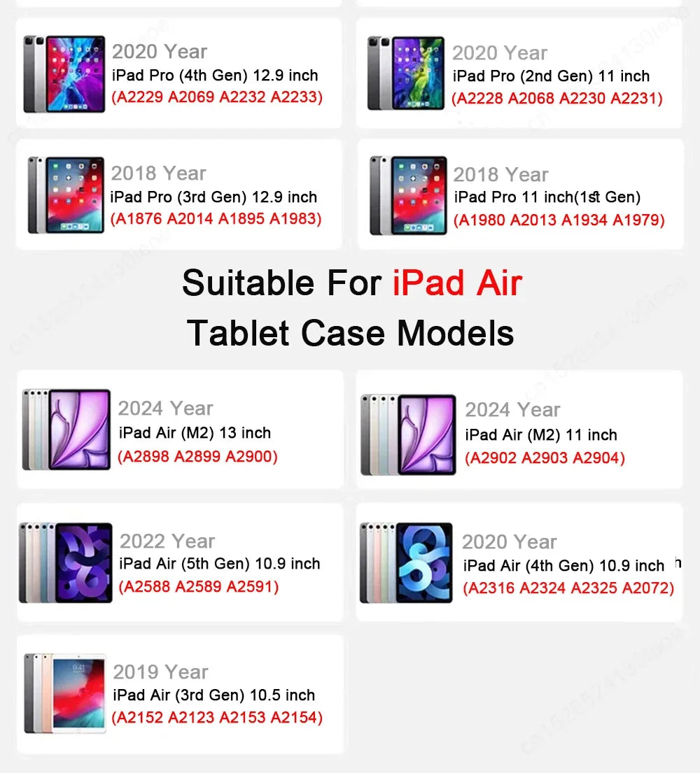 360° Rotating iPad Smart Case (Universal Fit)