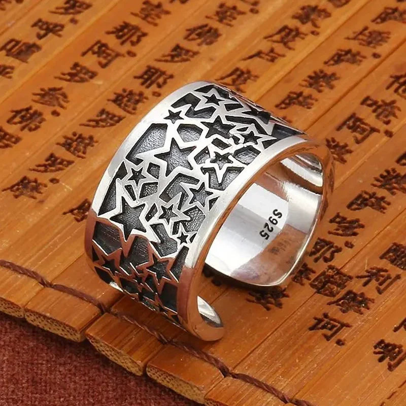 925 Sterling Silver Pearl Smile Adjustable Ring
