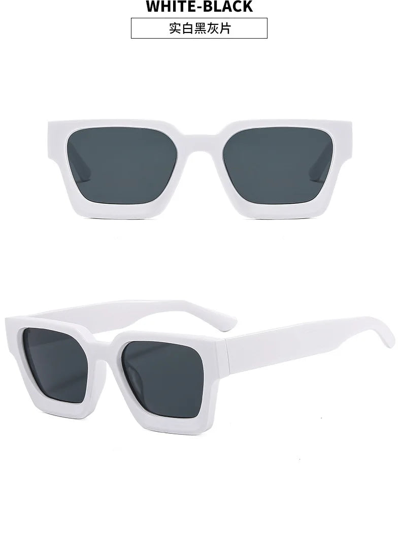 Fahion Vintage Small Square Sunglasses Men Women Retro Brand Designer Green Sun Glasses Unisex Ins Popular Shades Eyewear UV400