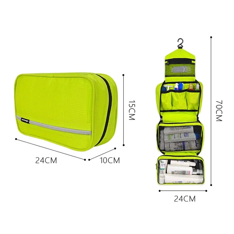 Large Waterproof Hanging Toiletry Bag – Travel Organizer for Men & Women Cosmetic & Bathroom Kit