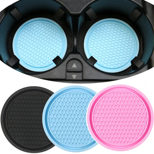 Rhinestone Non-Slip Car Cup Pad Interior Decor