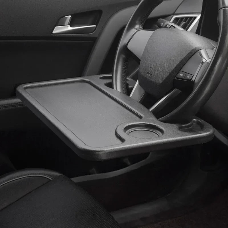 Portable Car Steering Wheel Laptop Tray Table