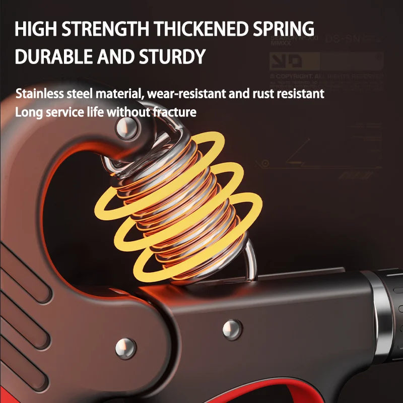 Adjustable Heavy-Duty Hand Strengthener | 5–150kg Grip Strength Trainer