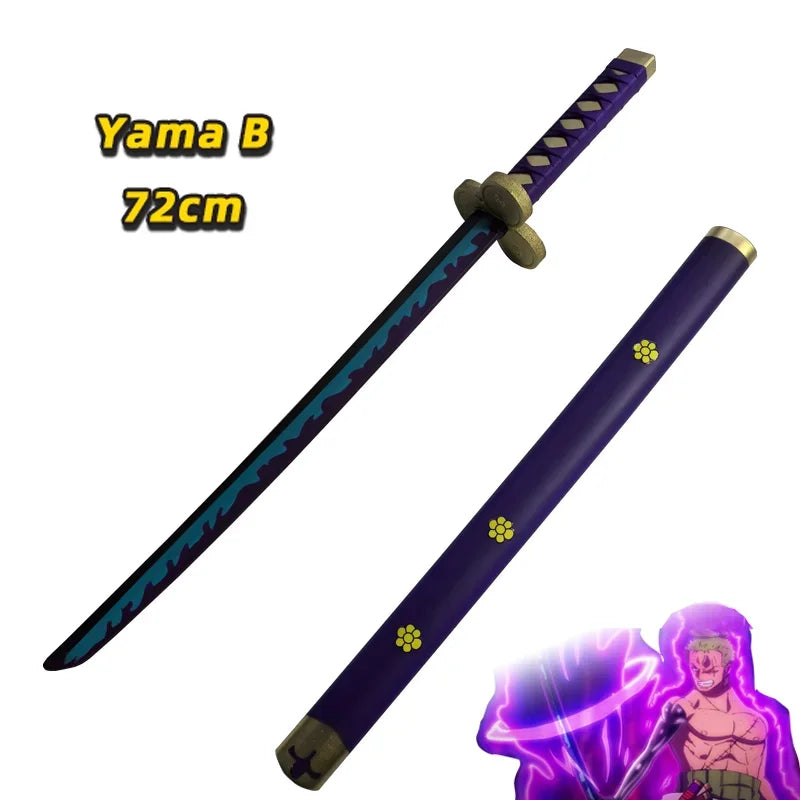 Roronoa Zoro & Trafalgar Law 72cm Cosplay Katana | PU Samurai Prop Toy Sword