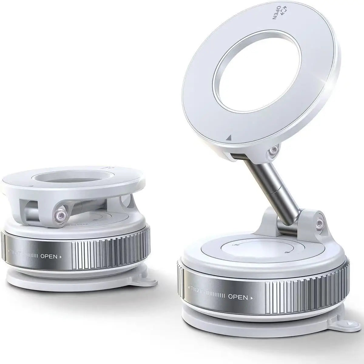MagSafe Magnetic Suction Cup Car Phone Holder – 360° Adjustable Foldable Mini Phone Mount for iPhone