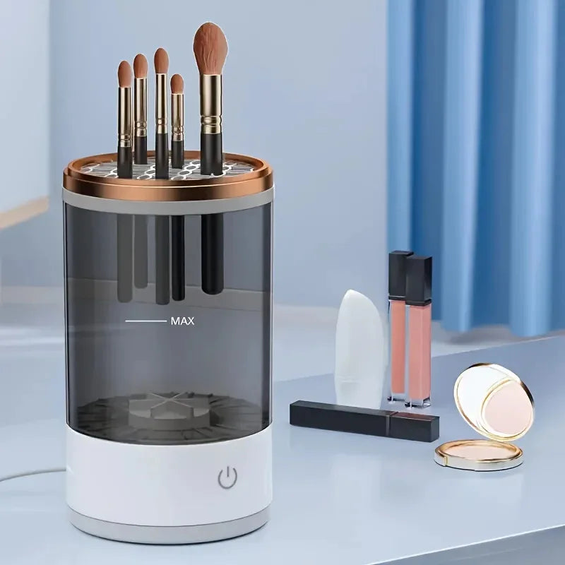 USB Makeup Brush Cleaner & Dryer – Fast Plug & Play Cosmetic Brush Cleaning Tool