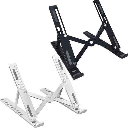 Adjustable Laptop Stand Foldable Portable – Ergonomic Notebook & Tablet Holder for MacBook, iPad & Laptops