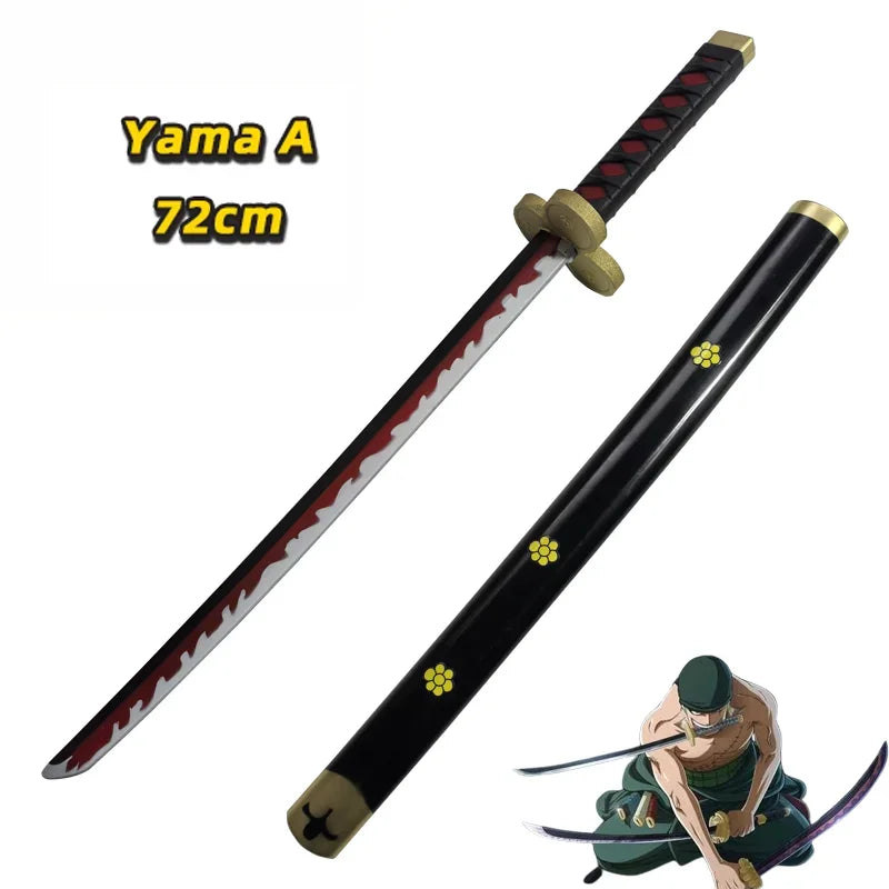 Roronoa Zoro & Trafalgar Law 72cm Cosplay Katana | PU Samurai Prop Toy Sword