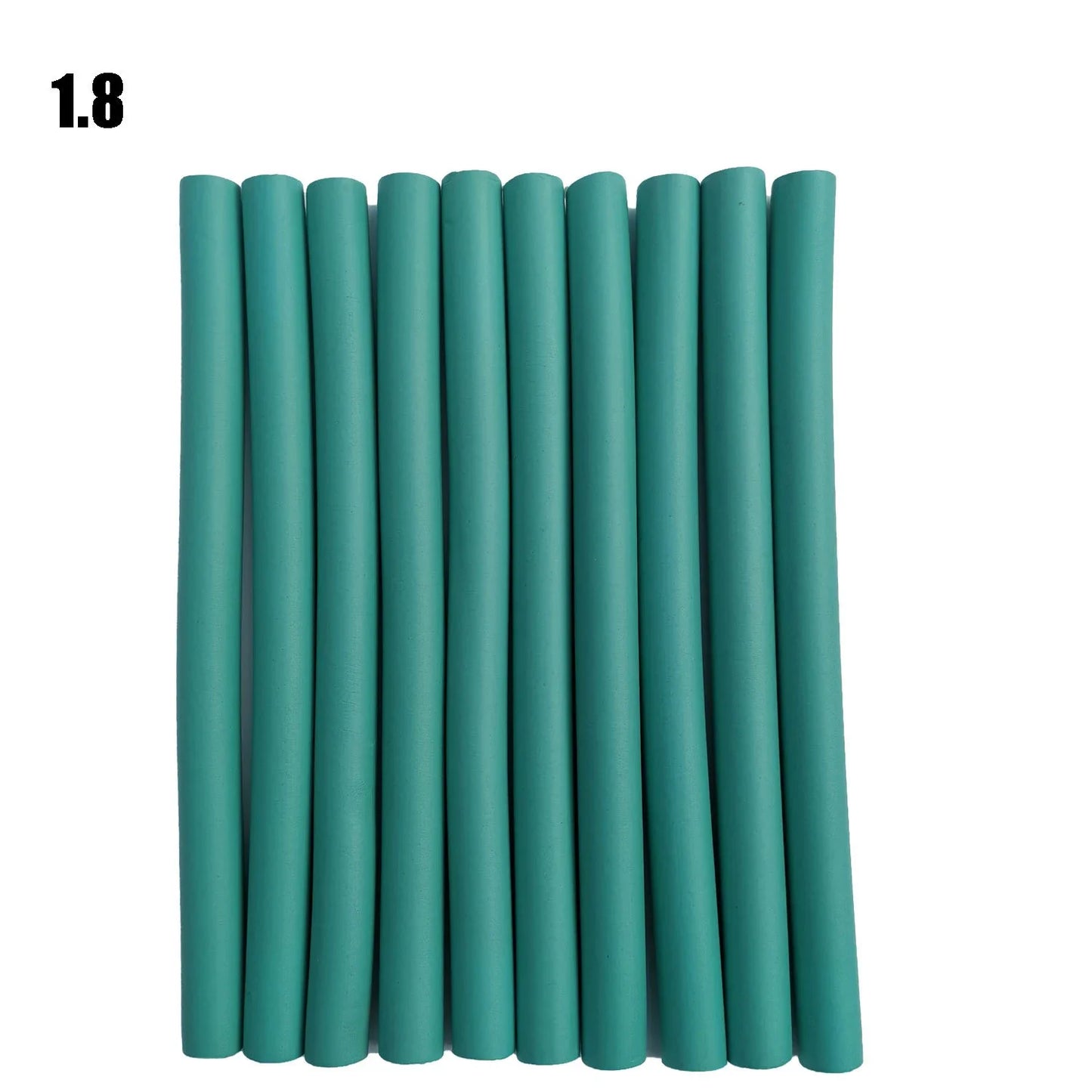 10pcs Flexible Hair Curling Rods Soft Foam Bendy Twist Flexi Rollers No Heat Styling