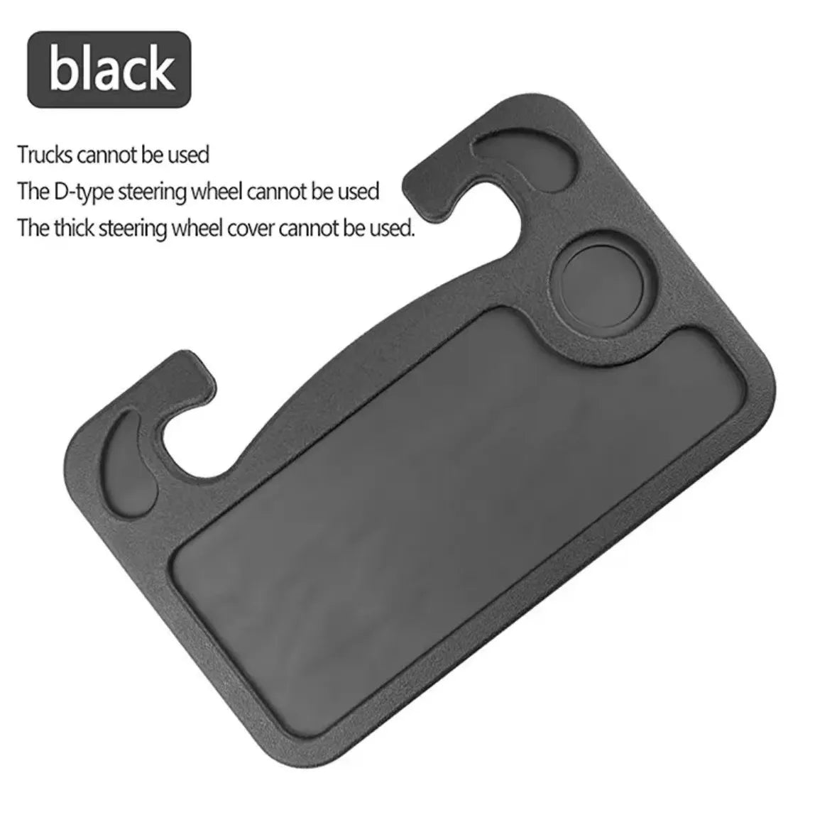 Portable Car Steering Wheel Laptop Tray Table
