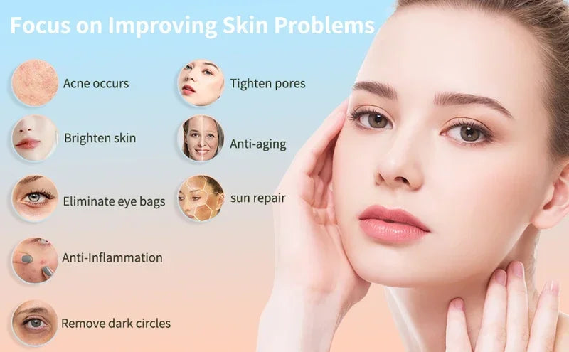Ice Face Roller – Silicone Ice Cube Facial Massager for Puffy Eyes, Pore Tightening & Skin Refresh