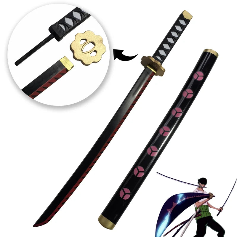 Roronoa Zoro & Trafalgar Law 72cm Cosplay Katana | PU Samurai Prop Toy Sword