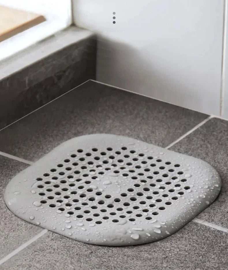 Silicone Sink Strainer Shower Drain Hair Catcher Bathtub Floor Filter Plug Cover