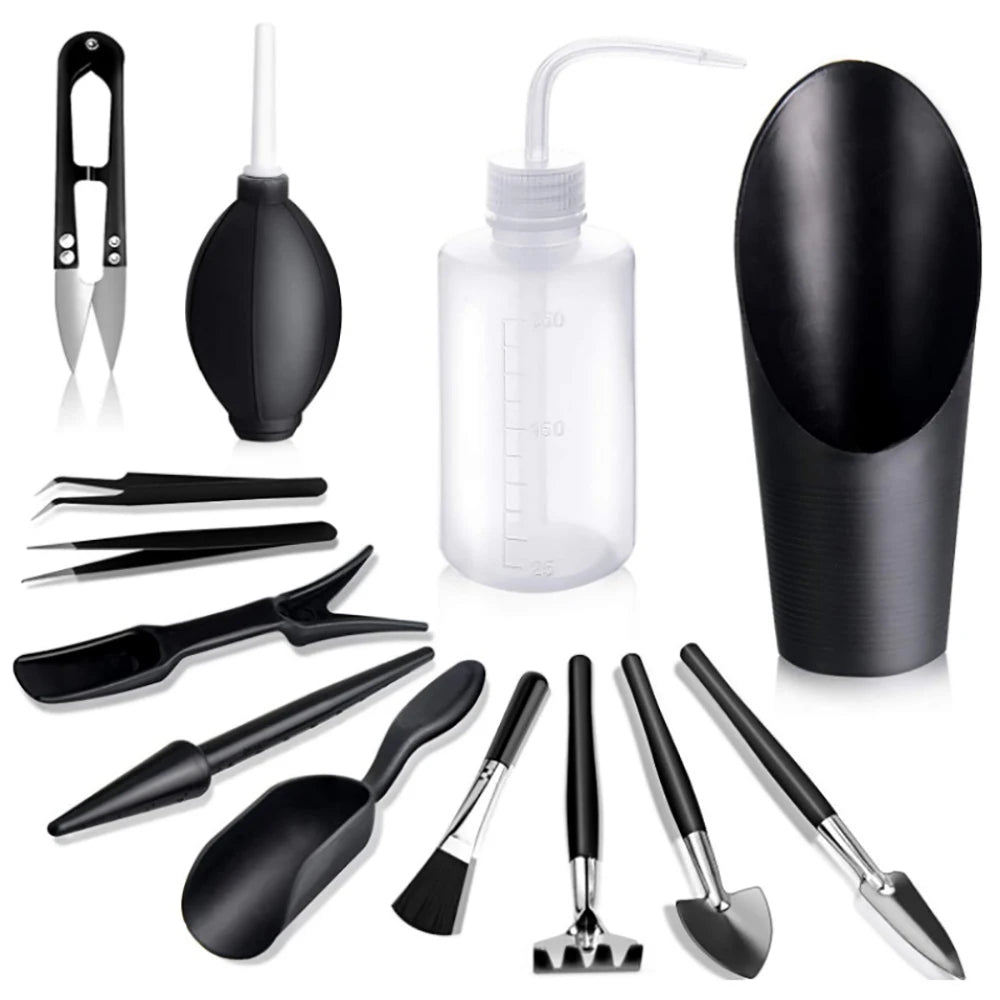 5/8/13pcs Garden Planter Kit Succulent Plants Tools Mini Garden Hand Tools Set Indoor Bonsai Miniature Transplant Seedling Tool