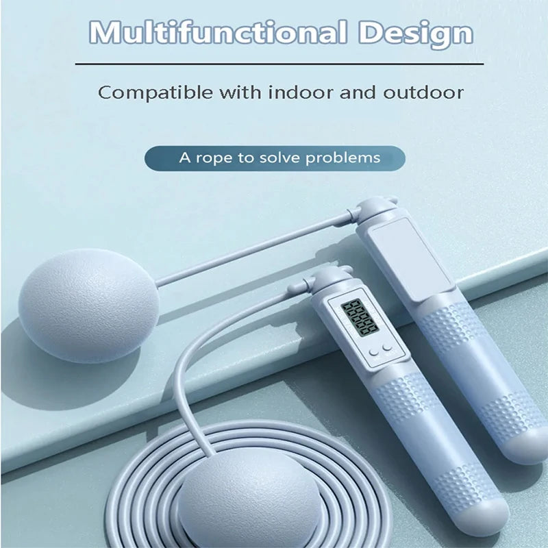 Intelligent Counting Cordless Jump Rope | Professional Dual-Purpose Fitness Tool