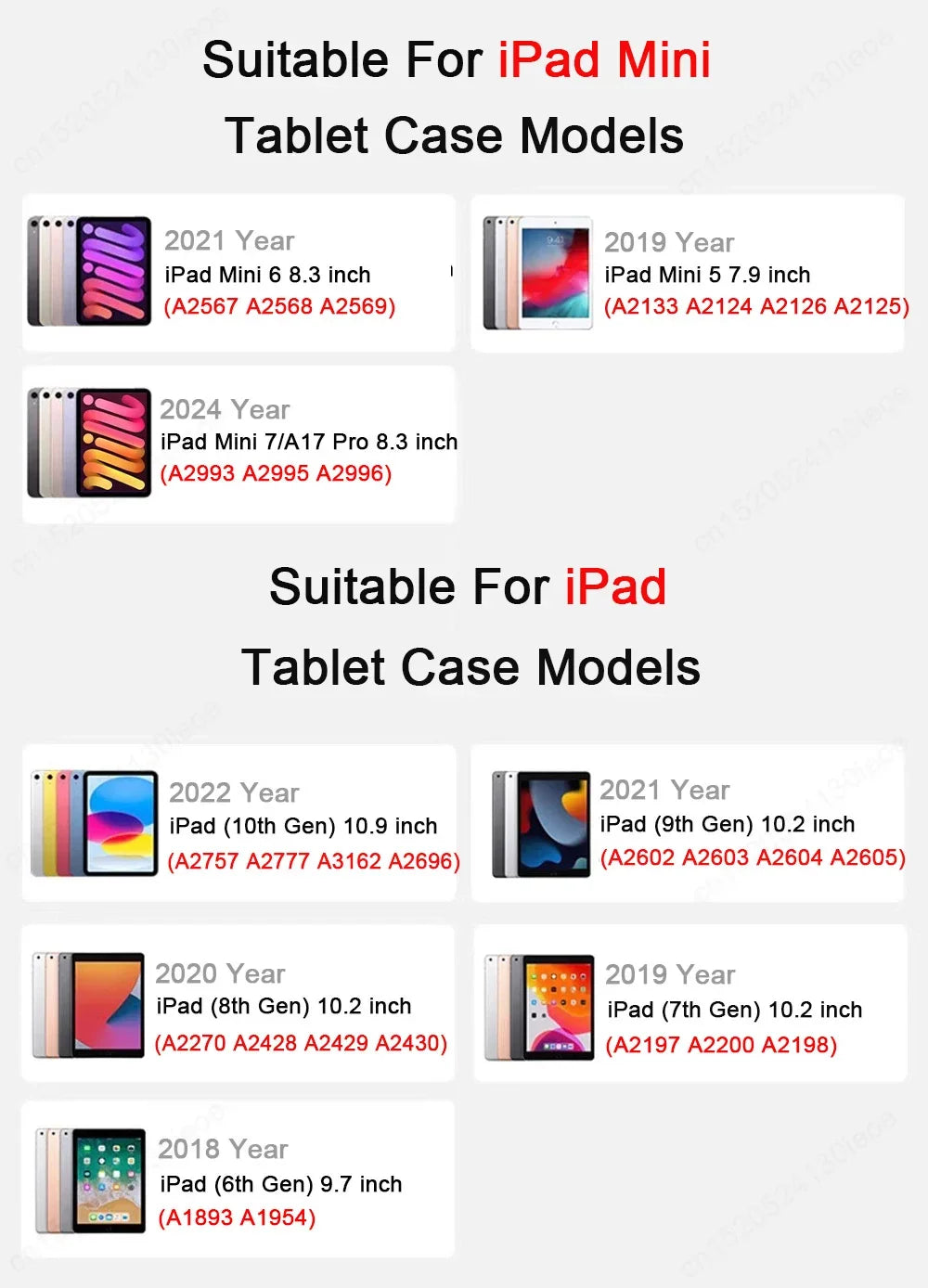 360° Rotating iPad Smart Case (Universal Fit)
