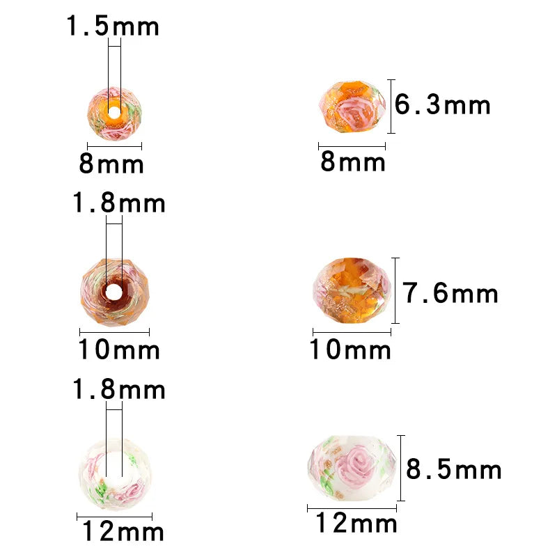 Murano Lampwork Glass Beads for Jewelry Making