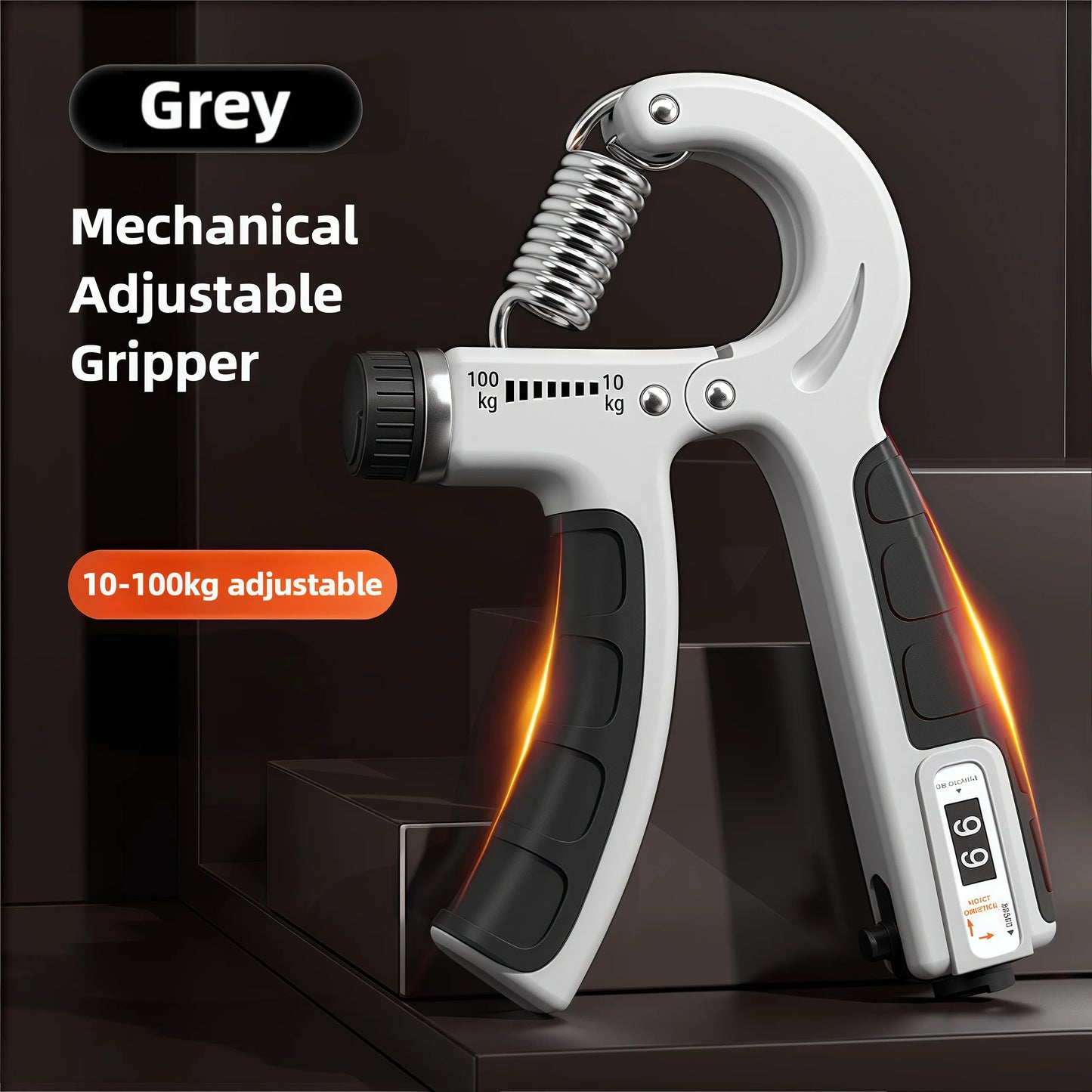 Adjustable Grip Strength Trainer – Hand & Forearm Strengthener for Muscle Building