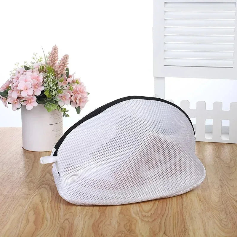 Mesh Laundry Bag Washing Machine Shoes Bag with Zips Travel Shoe Storage Bags Protective Clothes Storage Box Organizer Bags
