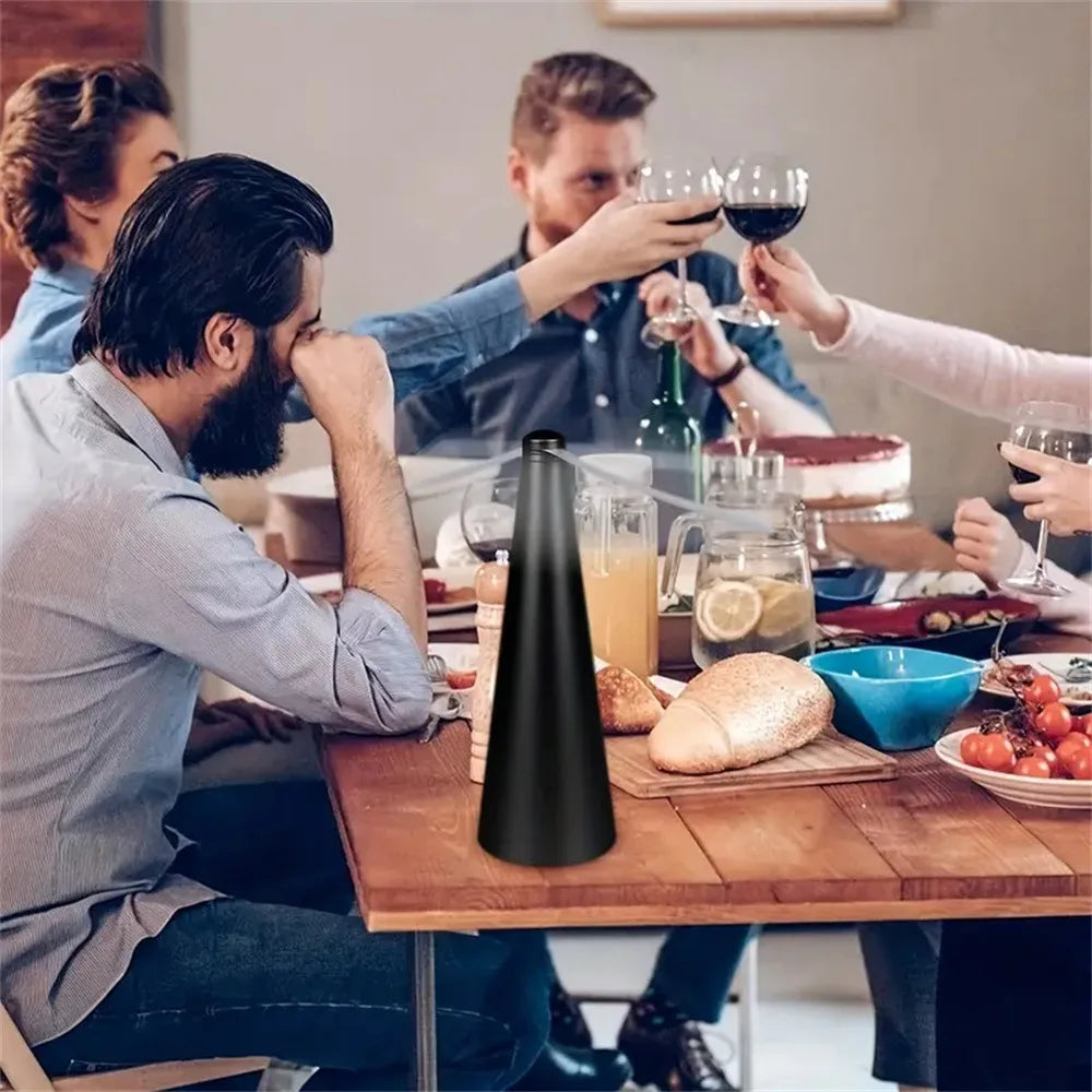 Multifunctional Outdoor Fly 360° Rotating Type Food Food, Pest Repellent Table Fan, Hiking Camping Equipment