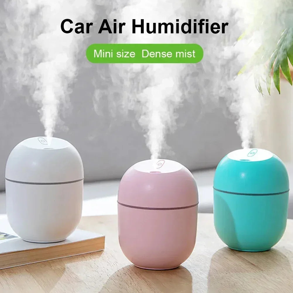 Portable USB Mini Humidifier with LED Light