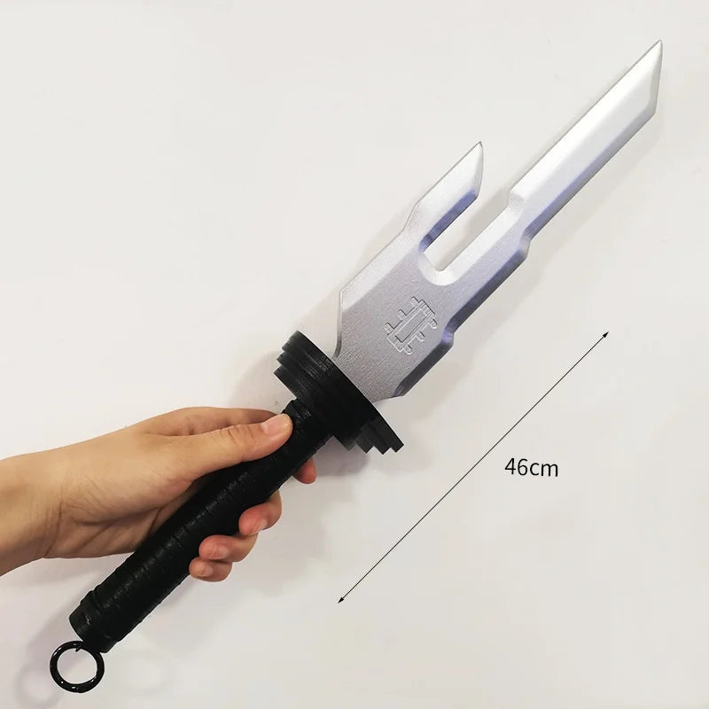 50cm Zenin Maki Katana Three-Section Staff Sansetsukon Jujutsu Kaisen Anime Jjk Cosplay Real Size Japanese Katana Sword Toy Gift