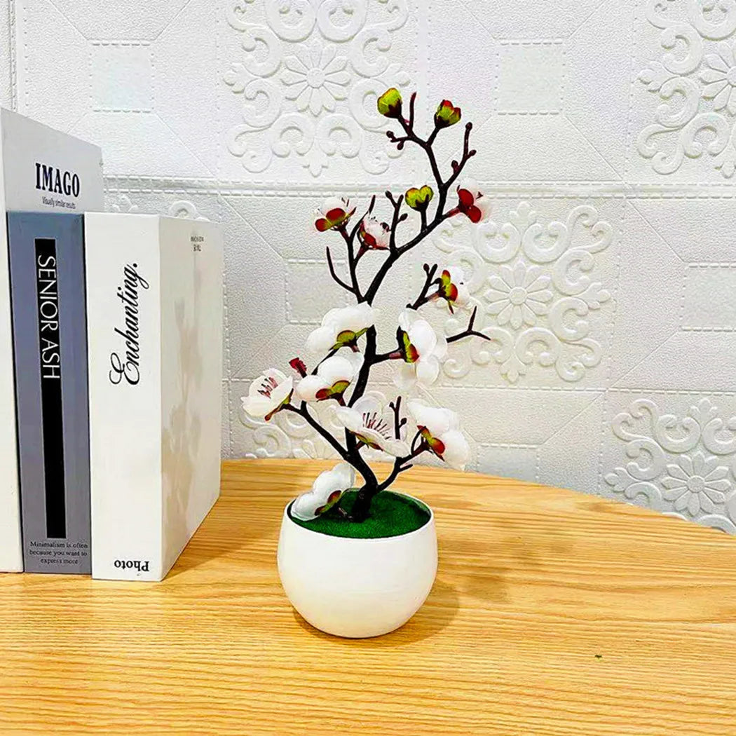 Artificial Bonsai Plum Blossom Sakura Tree