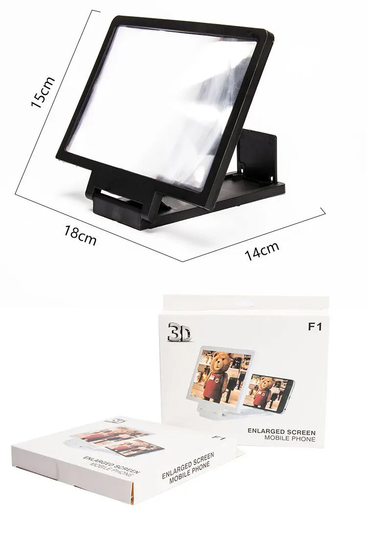 3D HD Mobile Screen Magnifier Stand