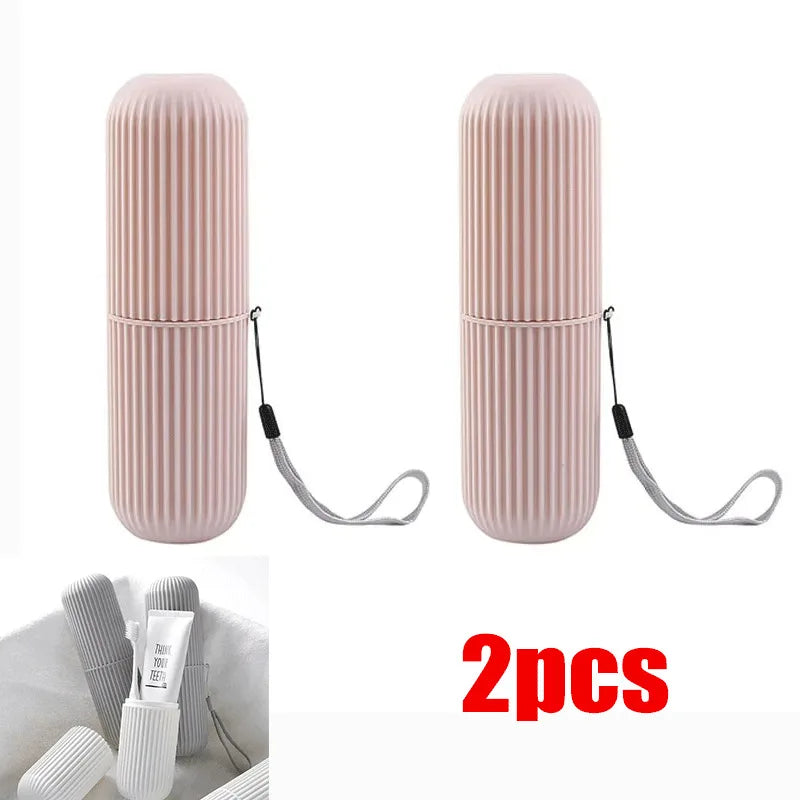 Portable Toothbrush & Toothpaste Travel Case