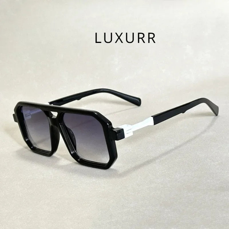 2025 Vintage Fashion Sun Protection Sunglasses for Men Square Shades Retro Flair Sunglasses Womens Trendy Shades Gafas De Sol