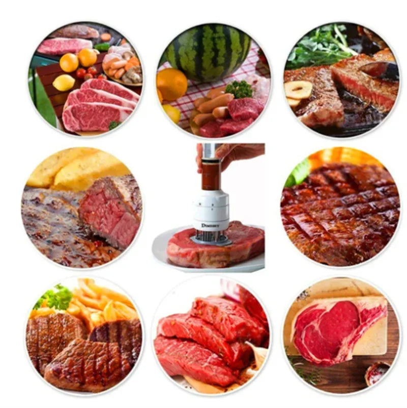 2-in-1 Meat Tenderizer & Marinade Injector – BBQ Kitchen Tool