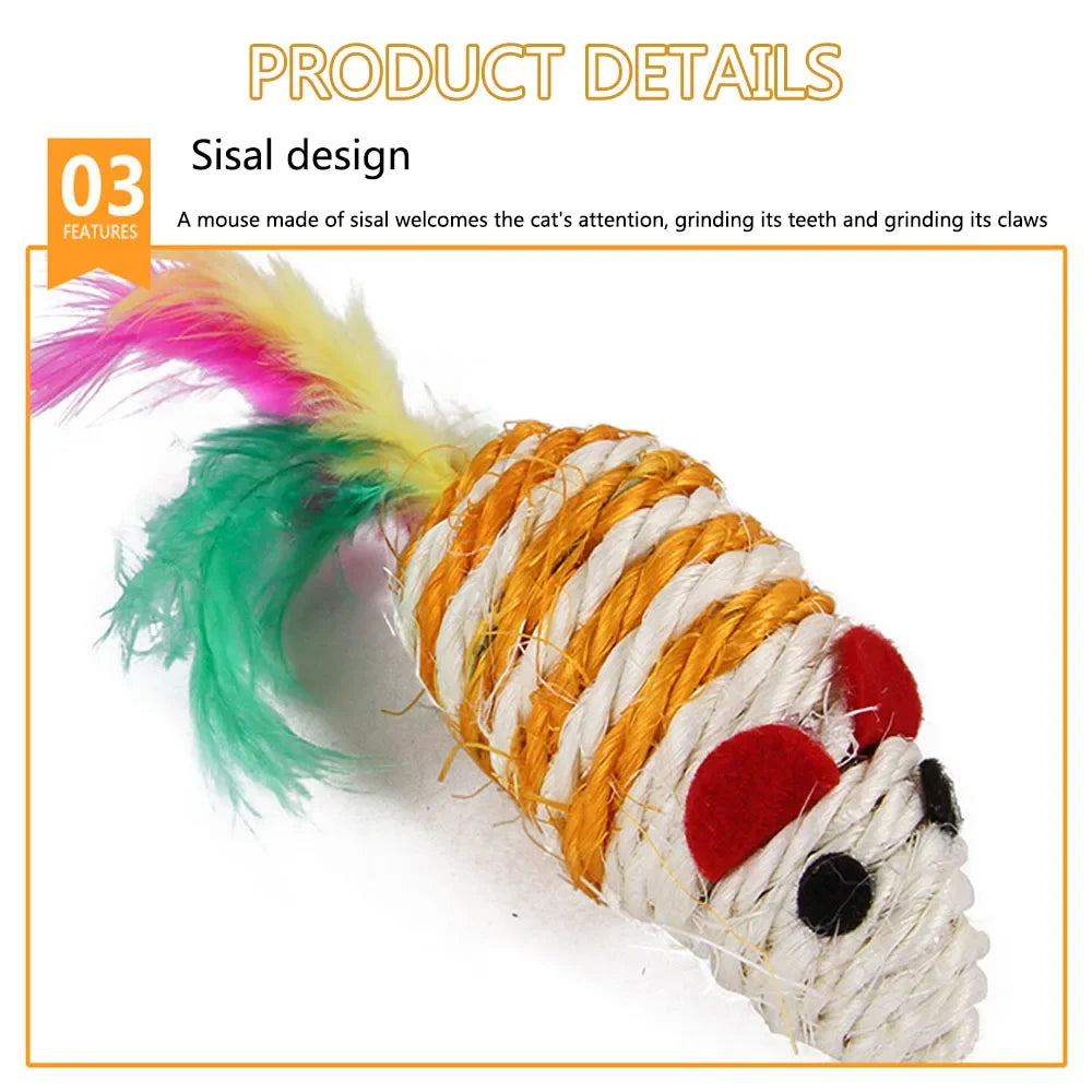 Ultimate Kitten Toys Variety Pack | Interactive Cat Toy Set & Sisal Mouse
