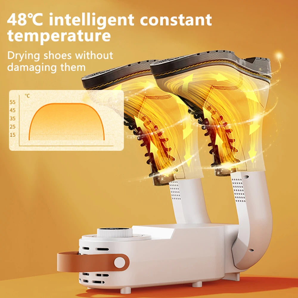 Portable Shoe Dryer with Timer – Fast Drying Boot & Sneaker Heater