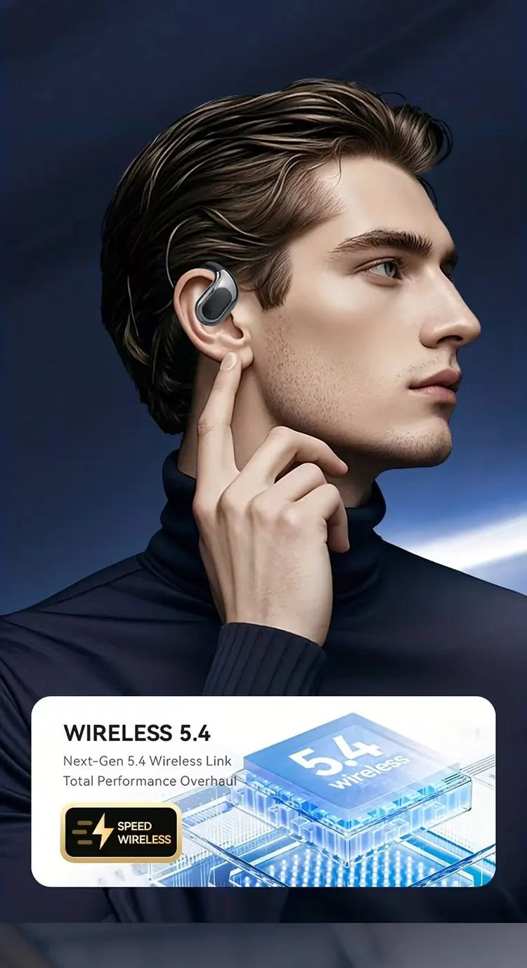 TWS Sports Wireless Bluetooth AI Translator Earbuds – Real-Time Language Translation & Noise Reduction