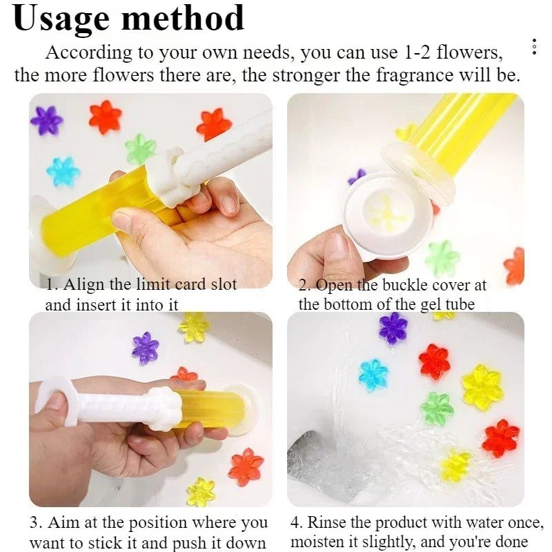 Automatic Toilet Cleaning Gel Tablets - Fragrance Deodorizer & Freshener