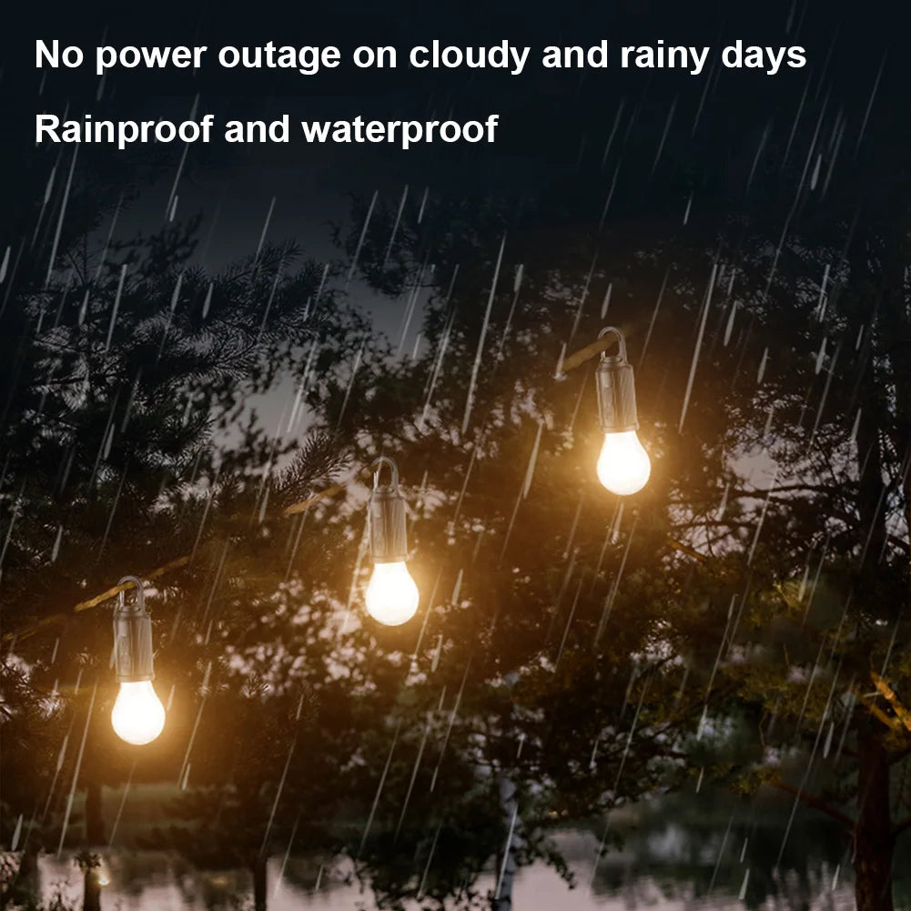 Solar Powered LED Camping Lantern | Waterproof BBQ & Tent Atmosphere Light