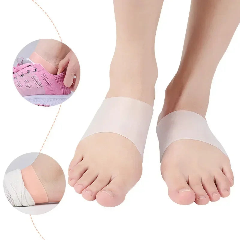 Silicone Arch Support Insoles – Plantar Fasciitis & Flat Feet Relief