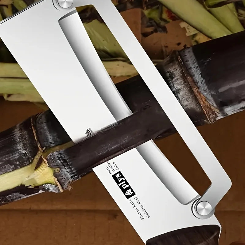 Stainless Steel Peeler with Wooden Handle for Peeling and Slicing Fruits and Vegetables | Durable Cooking Accessories Tools